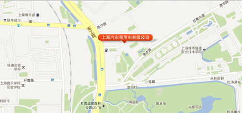 上海汽车商用车有限公司地图