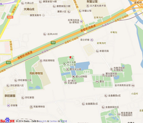 北京蟹岛国际汽车露营港-营地地图