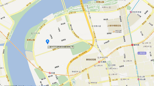 上海中天行润和房车销售有限公司地图